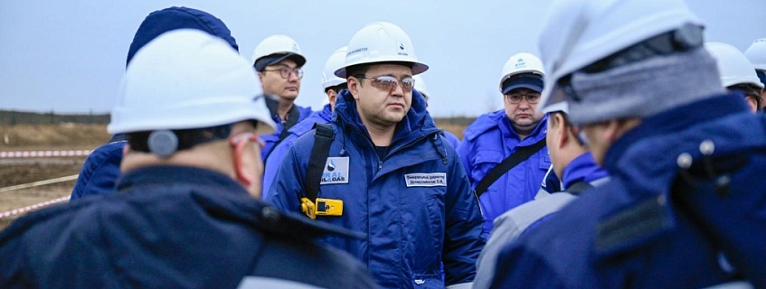 «ҚазМұнайГаз» ҰК АҚ Басқарма төрағасының Рожков кен орнына жұмыс сапары